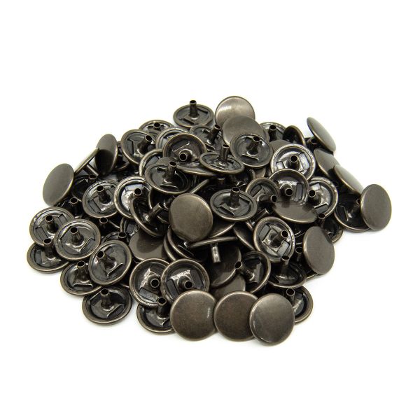 Часть кнопки Альфа (S-образная) ⌀15 мм (A-часть), 5/15 латунь мет, 100 шт, BIG