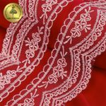 Кружево на сетке 60 мм, 2110 цв.R1815 розовый уп.13.71м, Kruzhevo