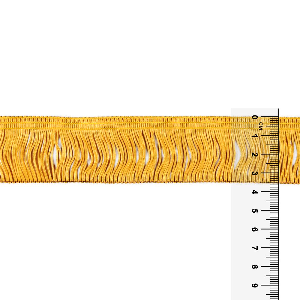 Бахрома отделочная 35.0 мм / 25 метров, 188 св.охра, Gamma 110