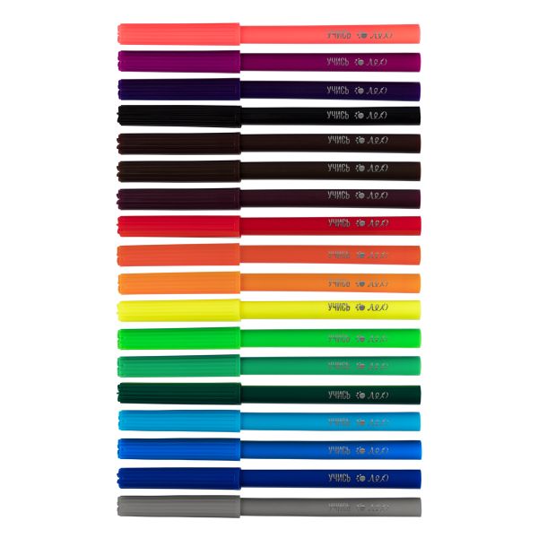 Фломастеры смываемые 18 цв, Лео LSFP-18