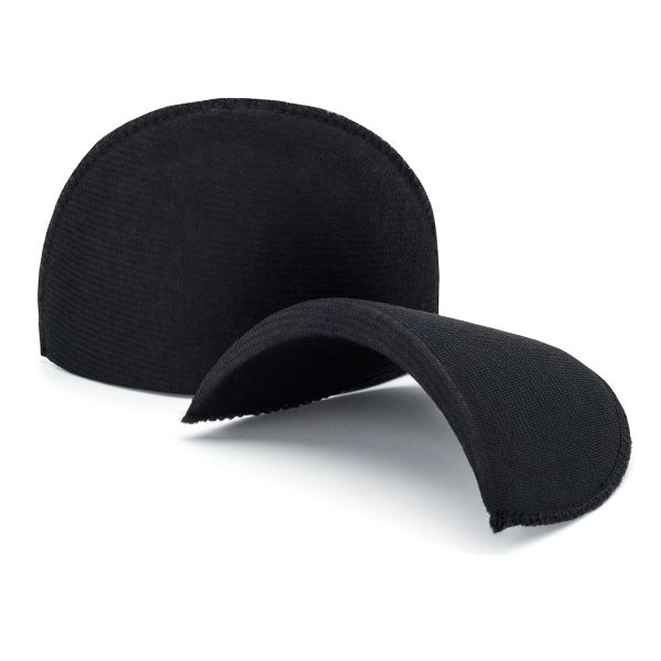 Плечевые накладки (подплечники) втачные 90х160х10 мм, из твердого поролона, обшитые, черный, ВТТМ-10, 10 пар