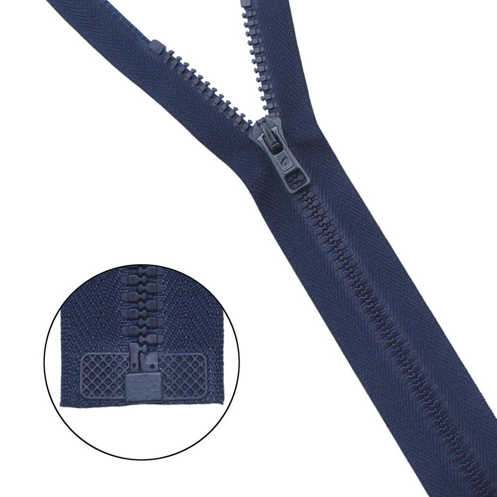 Молния трактор Arta Т6 (6 мм) 1 зам., разъем., 30 см, цв. 044 т.синий, уп.5 шт