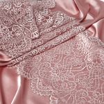 Кружево бельевое эластичное 240 мм / 25 м, 40992, цв.003 розовый, Kruzhevo