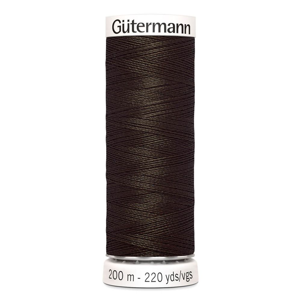Нитки универсальные Gutermann Sew-all 100 (200 метров), 5 кат. | 674 коричневый