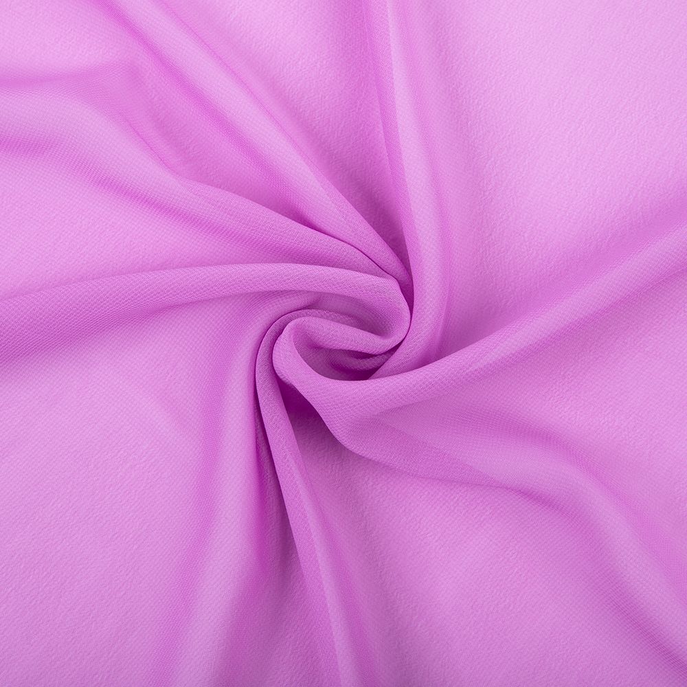 Ткань блузочная Poly Chiffon 84 г/м², 150х147 см, 22 яр.сиреневый, Gamma PC-02