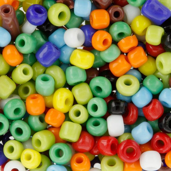 Бисер Zlatka 8/0 (2.9 мм), 100 г (10х10 г), №0051 разноцветный, GR