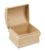 Заготовка из папье-маше Коробка, 10х9х8 см, сундучок, PAM-135 Love2art