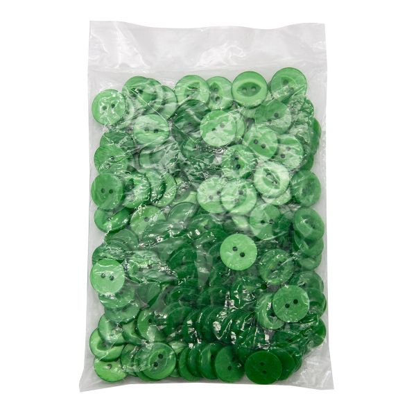 Пуговицы 2 прокола 28L (210 зеленый), CX-2719, 144 шт