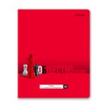 Комплект тетрадей со справочным материалом ПреКрасная, матовая ламинация + выборочный лак, A5+ 48 л. 12 шт, на скобе 65 г/м², белизна 100 %, клетка/линия, 01052 12 предметов, Светоч 48К36