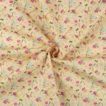 Ткань для пэчворка Peppy Весенний этюд, отрез 50х55 см, 146 г/м², ВЭ-13 желтый, Peppy