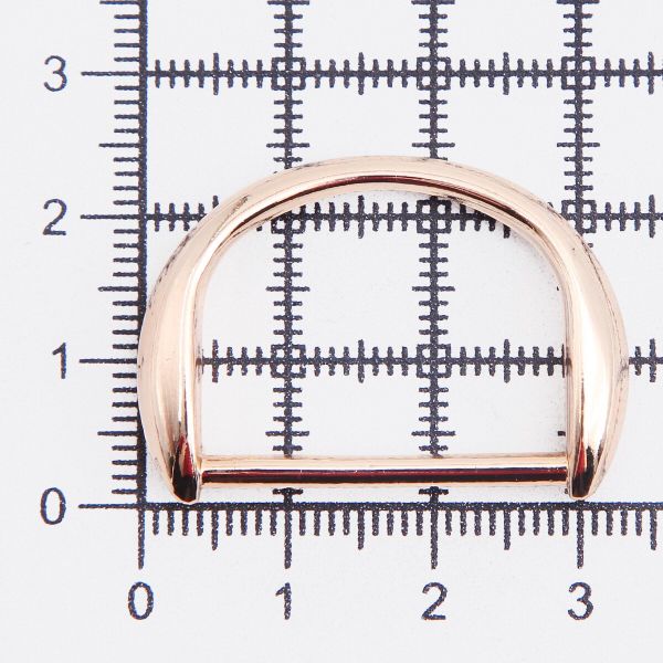 Полукольцо декоративное металл внутр. 25 мм (внешн. 33х24 мм), 2 шт, золото, MT-1855