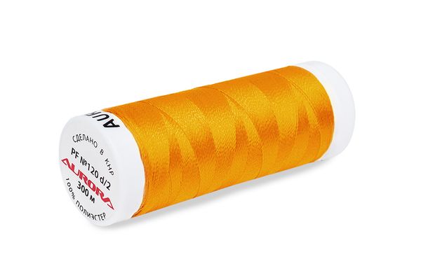 Нитки для креативных работ Aurora №120, 300 м, цв. PF524, 5 катушек