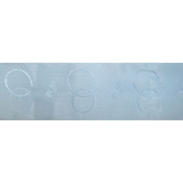 Лента атласная 1-сторонняя 60.0 мм, 20 м, С2785 голубой, Красная лента