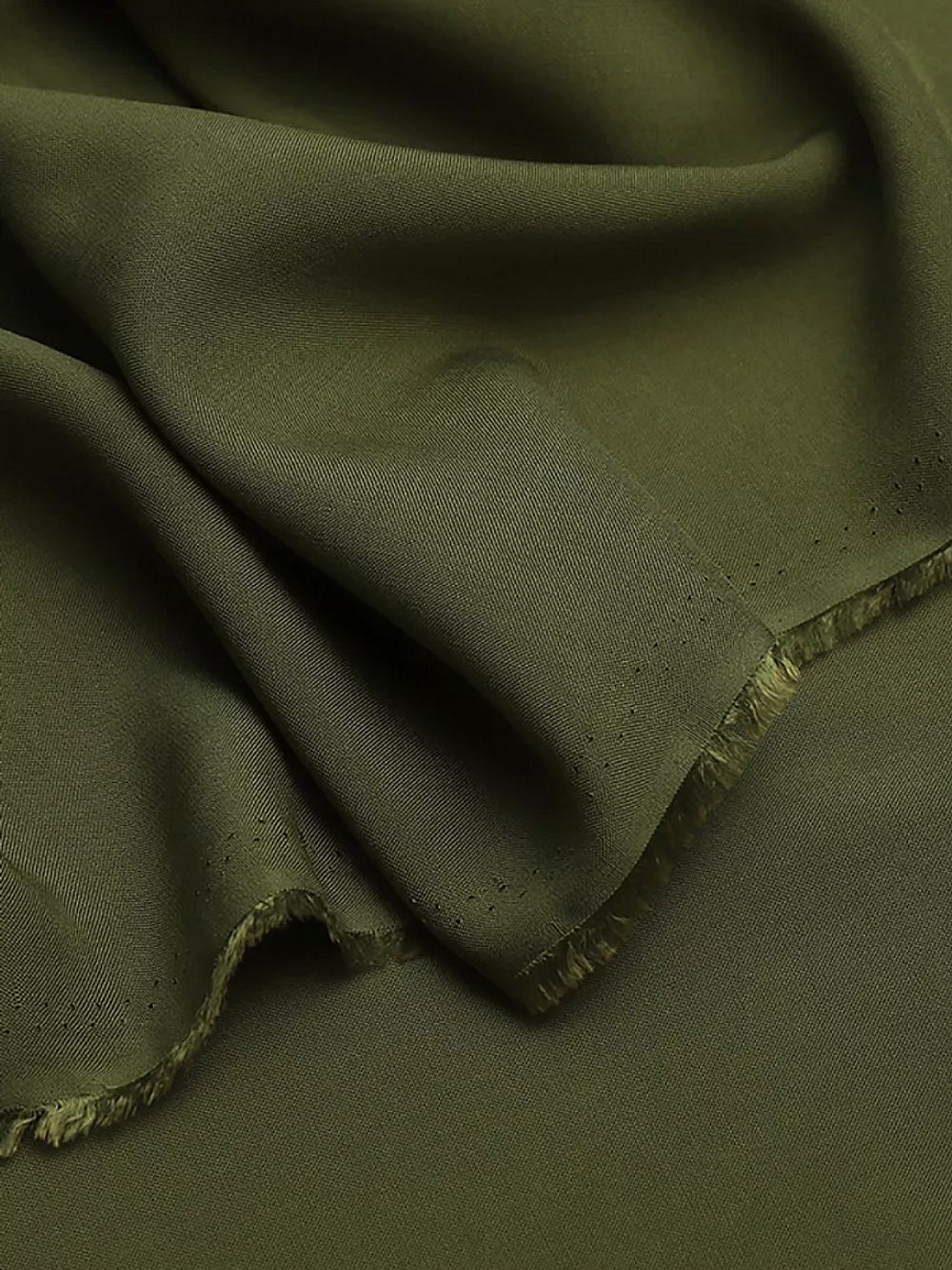 Штапель 110 г/м², 145 см / 2 метра, TBY-Vi-30-28.2, цв.28 т.оливковый