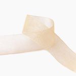 Лента капроновая (органза) 25.0 мм / 22.8±1 метра, 097 св. персиковый, Blitz OR-25