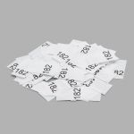 Этикетка-размерник, белый, 10х20 мм, упак./100 шт. (182)