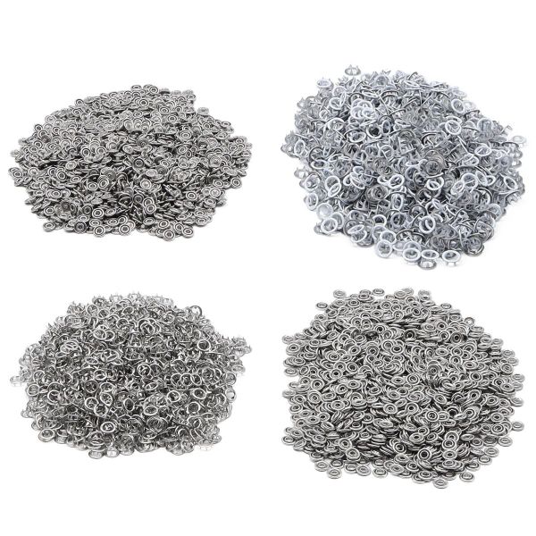 Кнопка рубашечная (джерси) открытая ⌀9.5 мм, ≈1440 шт, МЕТАЛЛ, эмаль, 101 белый глянцевый, NEW STAR