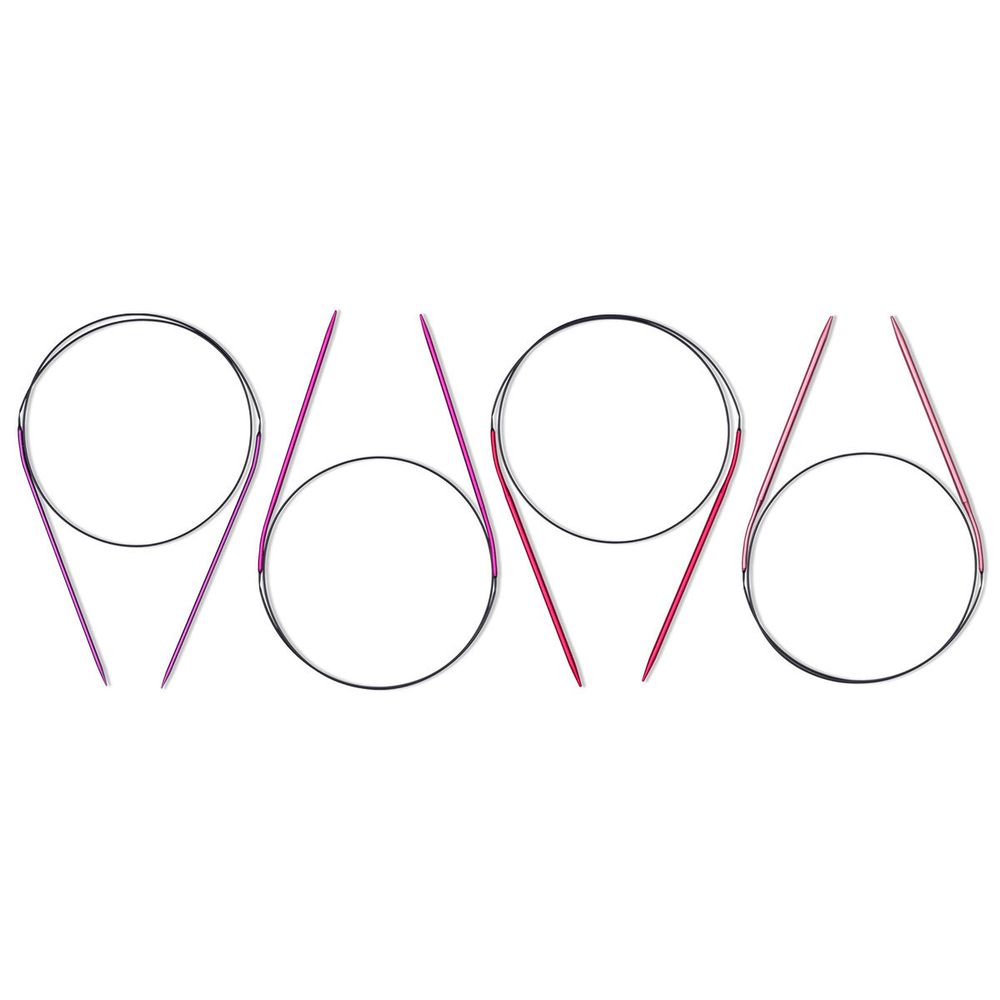 Спицы круговые 80 см, 4 шт, ассорти 2.5-4.0, Prym 211980