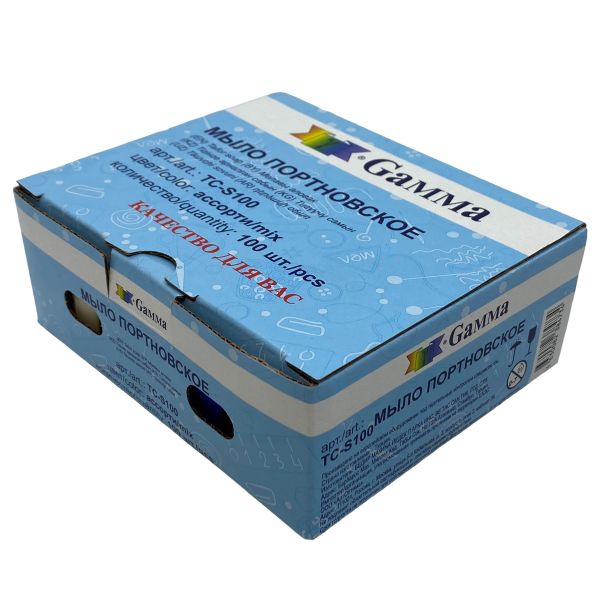 Мыло портновское, 100 шт, ассорти, Gamma TC-S100