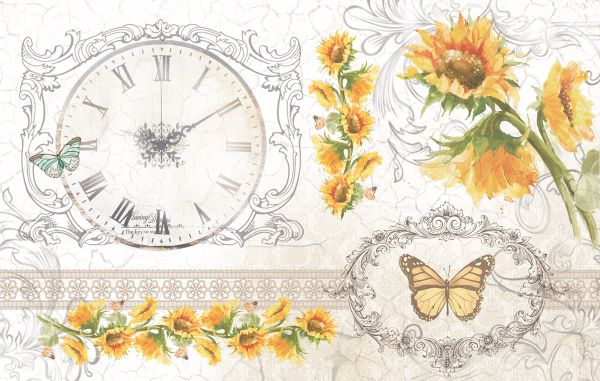 Бумага рисовая 32х22 см, 0019 Летний день, Love2art KPR/R