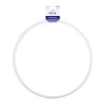 Кольцо для макраме пластик ⌀300 мм, белый, Gamma RKP-030