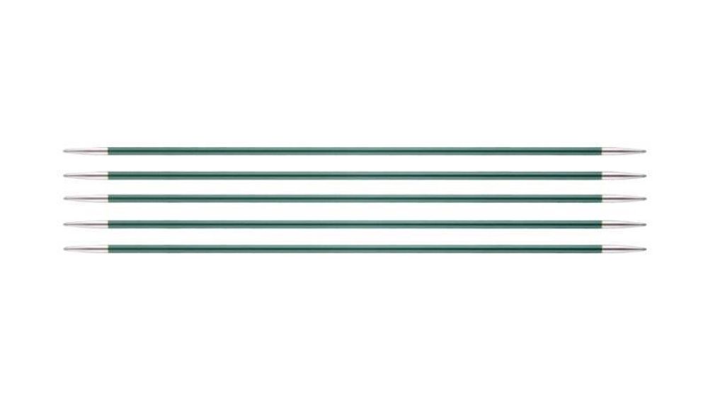 Спицы чулочные Knit Pro Zing ⌀3 мм, 15 см, 47005