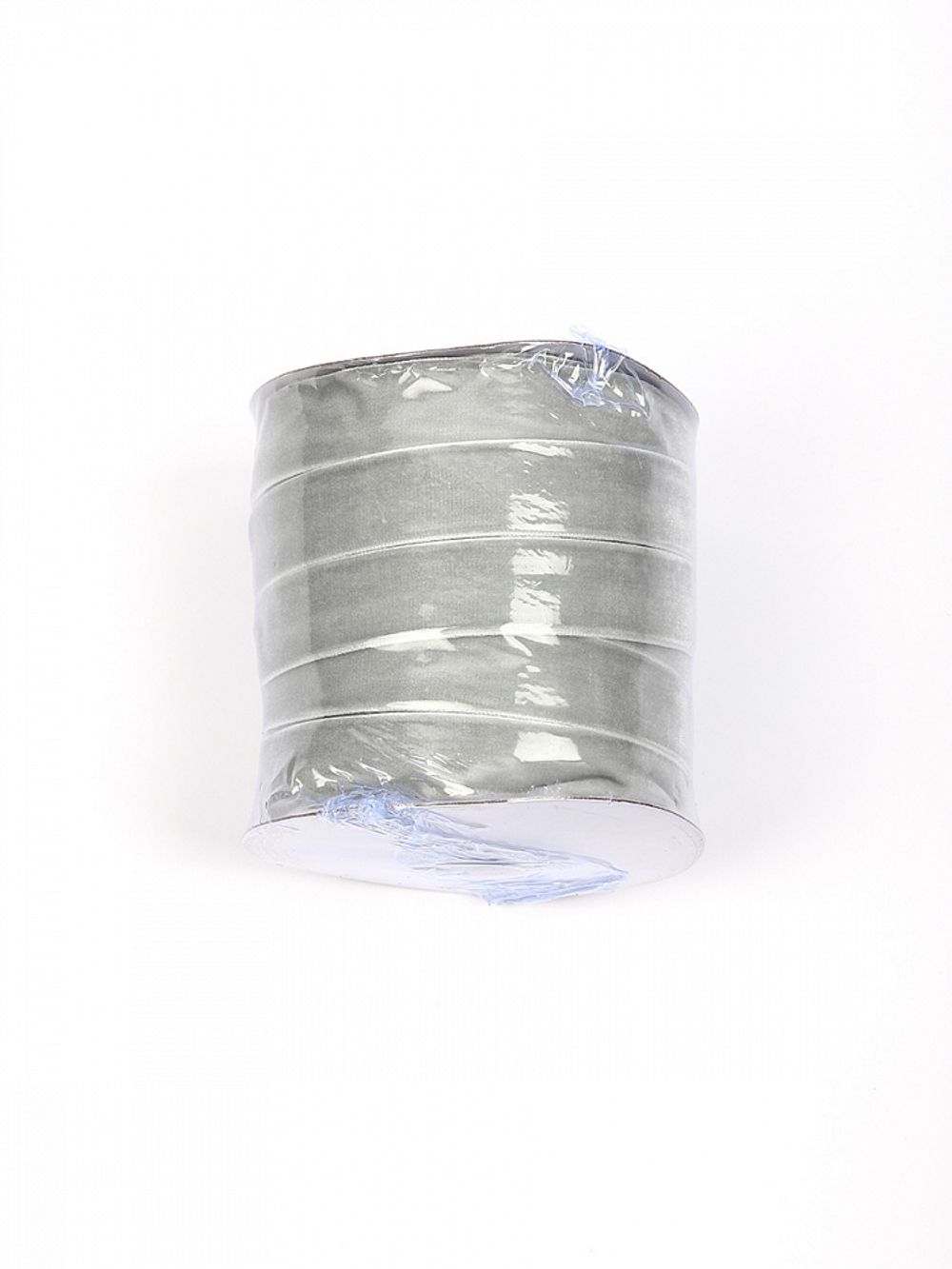 Лента бархатная (тесьма) 20.0 мм / 22.86±1 метров, арт.20VR88 нейлон цв.серый