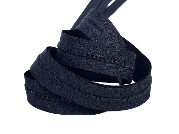 Молния рулонная витая (спираль) Т3 (3 мм) УСИЛЕННАЯ, НА БОБИНЕ, S-233 т.синий (цв.SBS) / кор. 1200 метров