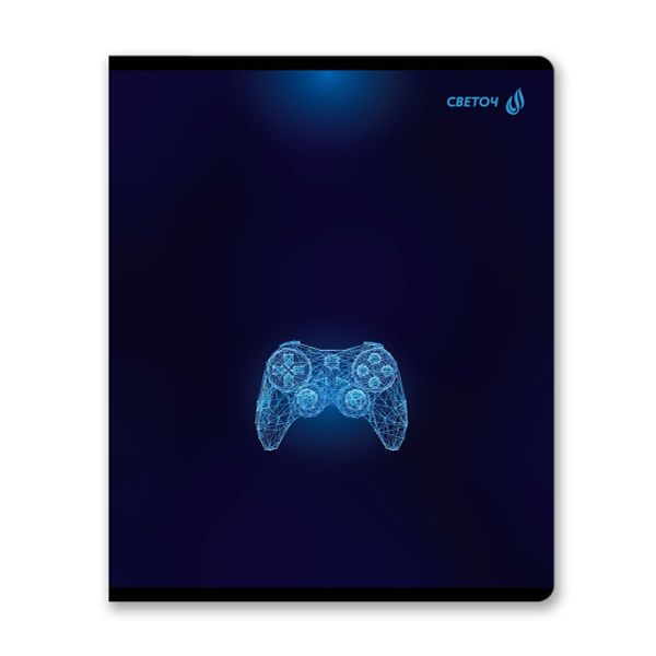 Тетрадь ученическая общая, глянцевая ламинация, A5+ 96 л. на скобе 65 г/м², белизна 100 %, 5 шт, клетка, 01000 Искра времени, Светоч 96Т15