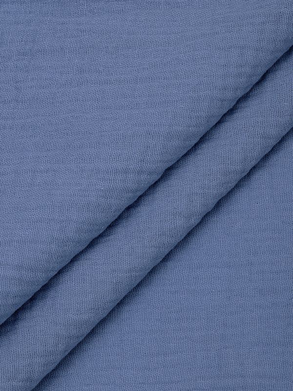 Муслин 125 г/м², 130 см / 2 метра, TBY.Mus.24723.67.2, цв.67 бл.синий