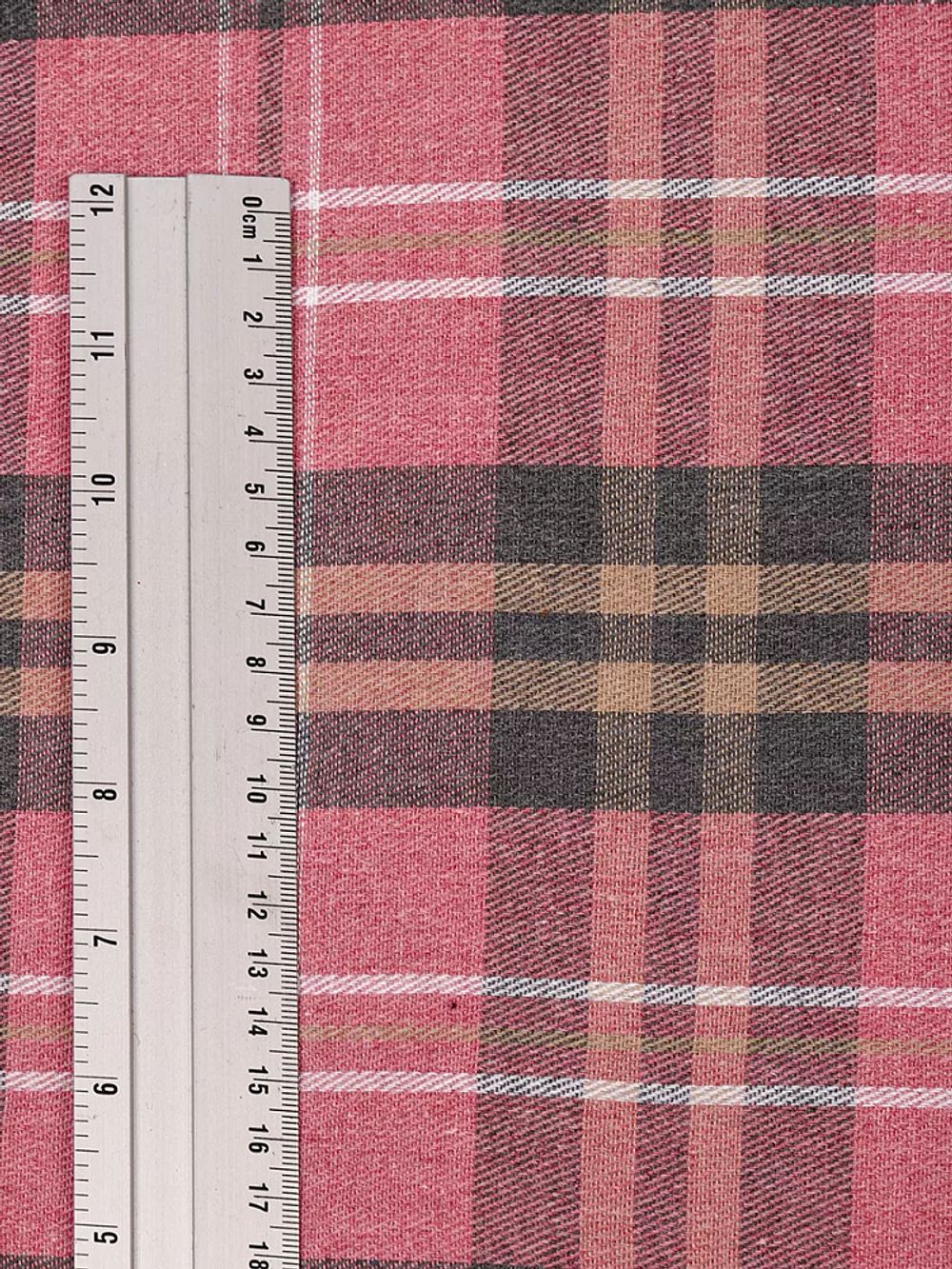 Фланель рубашечная 150 г/м², 150 см / 2 метра, TBY.Fl.T138.2, цв.138 розовый