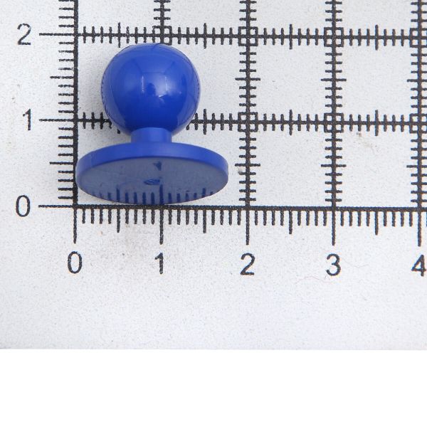 Пукля поварская, цветная, 10 мм (61 василек) П-10, 500 шт