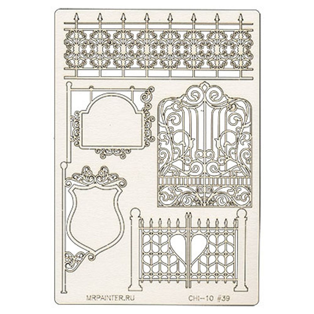 Чипборд 11.5х16.5 см, 1 шт, 39 Ворота, Mr.Painter CHI-10
