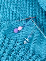 Кольца маркировочные пластик ⌀20 мм, 8 шт, с бусинами, Gamma MKK-01