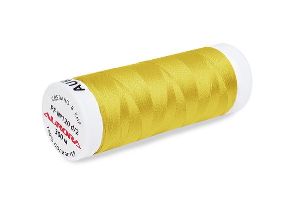 Нитки для креативных работ Aurora №120, 300 м, цв. PF502, 5 катушек