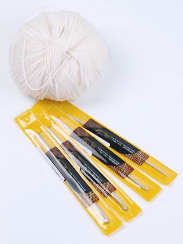 Набор крючков для вязания металл Maxwell Gold (2.0 мм/ 3.0 мм/ 4.0 мм/ 5.0 мм)