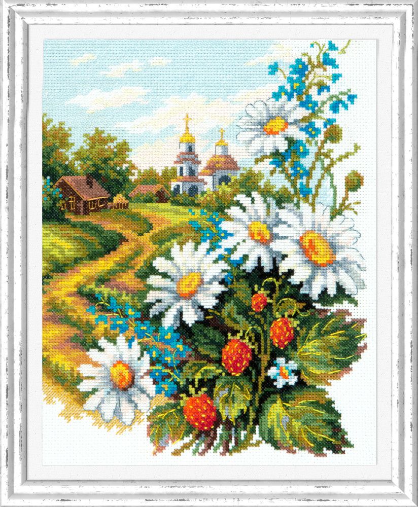 Набор для вышивания нитками Чудесная игла, Милые сердцу 20х26 см