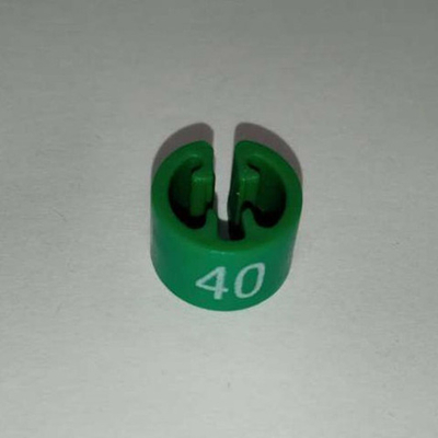 Размерник на вешалку (40 зеленый), 50 шт