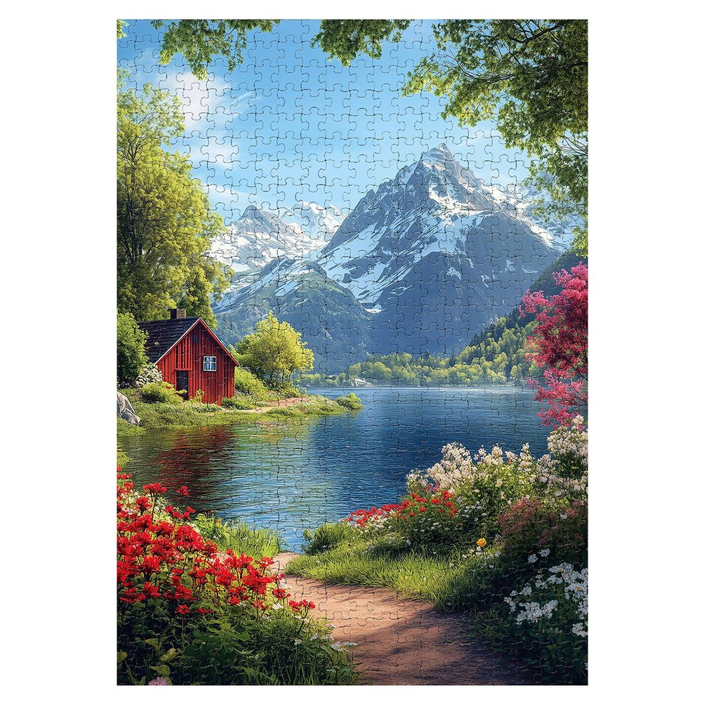 Пазл. Премиальная коллекция 1000 элементов, TOP-PZL-1000/08 Вдали от суеты, Фрея