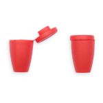 Наконечник для шнура пластик Колокол ⌀6/9 мм, 14х11 мм, ПП ярко-красный, 27106-Н, 100 шт