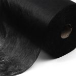 Флизелин клеевой точечный 25 г/м², цв.черный, шир.90см, 100м