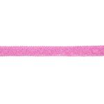Кружево вязаное (тесьма) хлопковое 20 мм / 10 метров, цвет JD017 розовый, (CL-103)