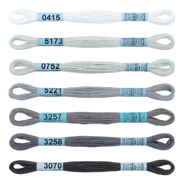 Мулине Gamma набор Спектр, цв.classic, 7 мотков по 8 метров