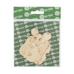 Заготовка для декорирования Попался 7,0х8,5х0,3см, Астра