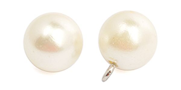 Пуговицы на ножке пластик A54 цв.003 молочный 18L-11мм, 50 шт