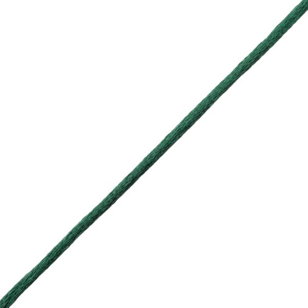 Шнур атласный корсетный ⌀2.0 мм / 45.7 метра, 16 изумрудно-зеленый