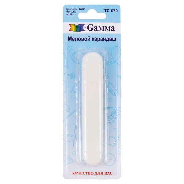 Карандаш меловой белый, Gamma ТС-070