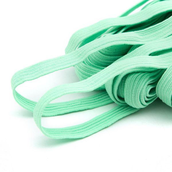 Резинка бельевая (стандартная) 10.0 мм / 10 метров, рис. 7777, 5,5гр/м, эластичность 210%, светло-зеленый, С3337Г17