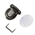 Замок для сумки 26х35 мм, 1 шт, под состаренное серебро, Prym 417976