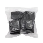 Пряжка силовая для стропы пластик 32 мм, цв. черный, 10 шт